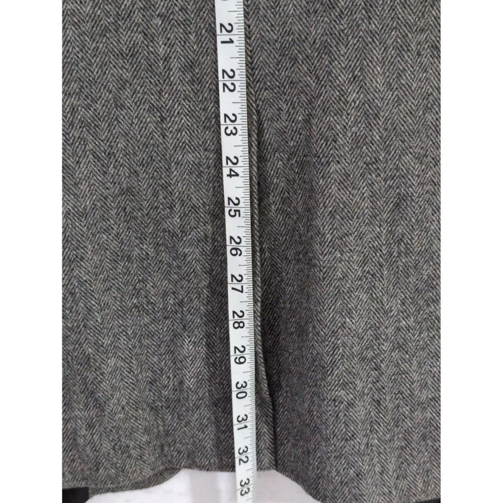 Robert Stock Sport‎ Coat Mens 46L Charcoal Gray Camel Hair Blend Herringbone
